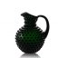 Džbán, Jílek Glassworks, HOBNAIL, Tmavě zelená, 2 l