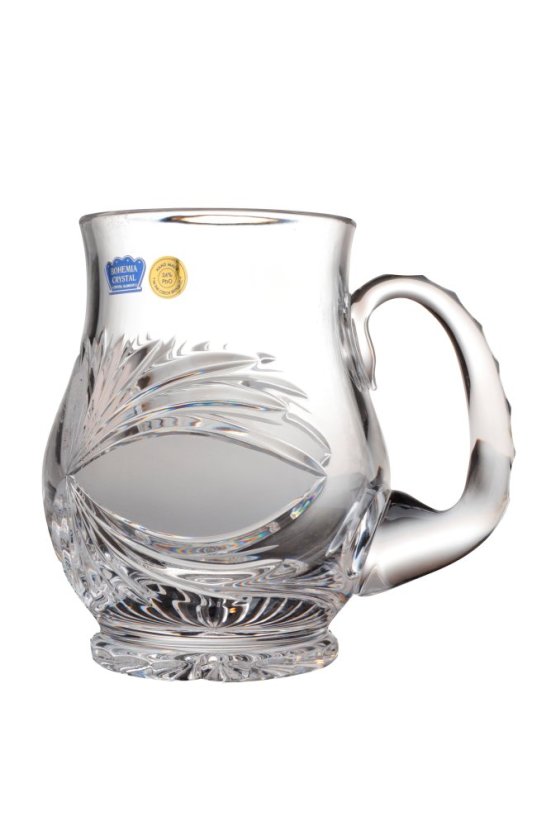 Broušený džbánek na pivo 500 ml, Glamour Crystal