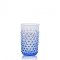 Sklenice, Jílek Glassworks, HOBNAIL, Světle modrá, 250 ml, 6 ks
