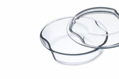 Sklenený pekáč okrúhly s hlbokým vekom, Simax exclusive 2,5 l