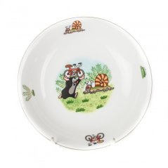 Talíř dětský hluboký, Thun, Krteček a šnek, 20 cm