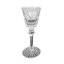 Broušené sklenice na noze, Glamour Crystal, 80 ml, 5 ks
