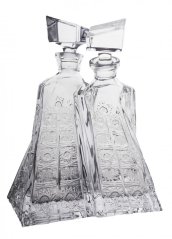 Broušený set na destiláty Lovers 1+2 , Royal Crystal, 500 ml