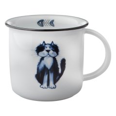 Porcelánový hrnek Tina Kočka Český porcelán Dubí 250 ml