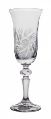Broušené sklenice na šampaňské, Royal Crystal, 150 ml