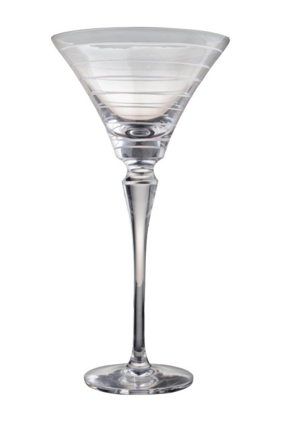 Broušená sklenice, Glamour Crystal, 200 ml, 2 ks