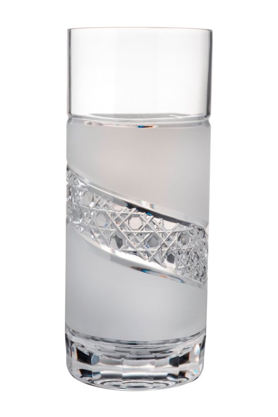 Broušená sklenice na nealko 350 ml, Glamour Crystal, 6 ks