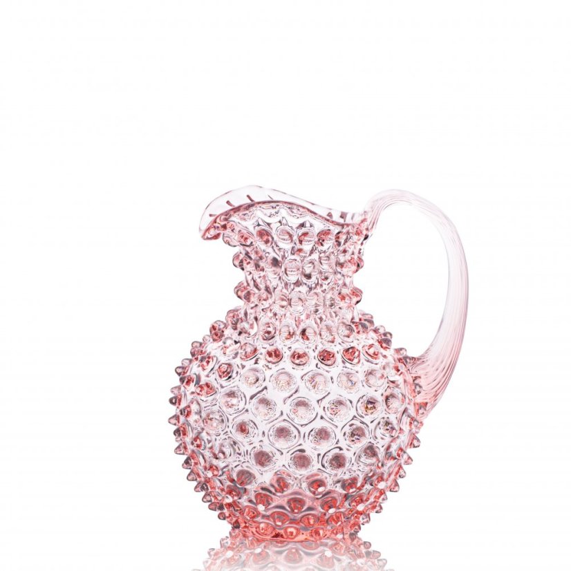 Džbán, Jílek Glassworks, HOBNAIL, Neorosaline, 1 l