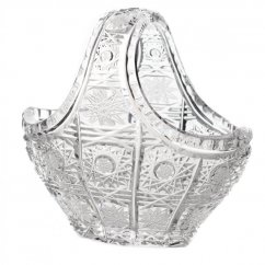 Broušený košík, Royal Crystal, 10 cm