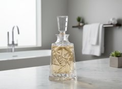 Křišťálový flakon Kathrene broušený, Royal Crystal, 50 ml