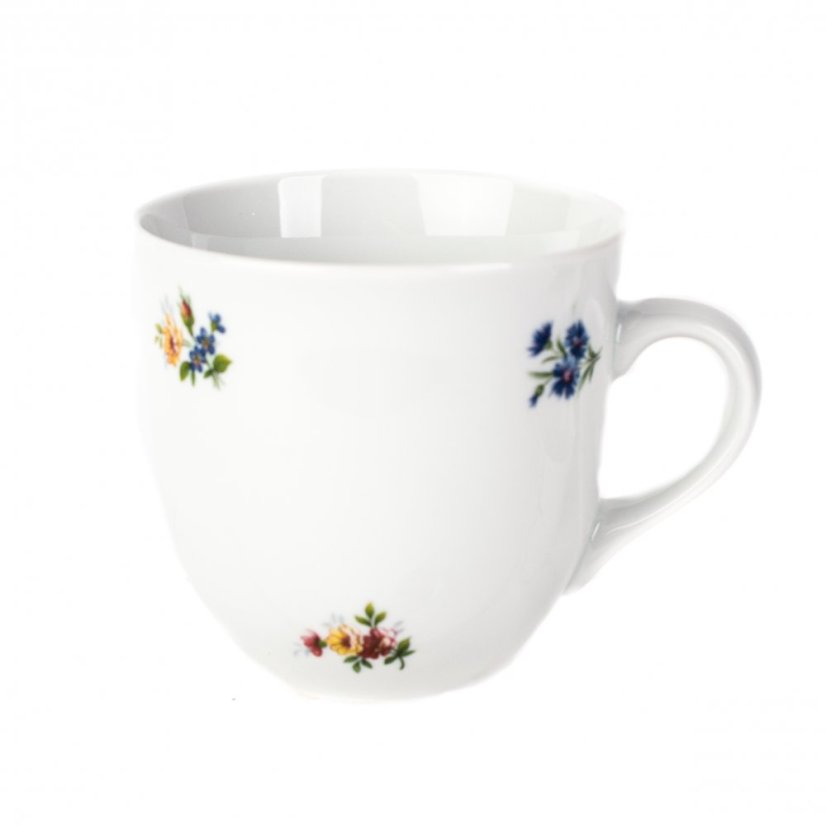 Hrnek dekor házenka, MIREK, Český porcelán Dubí, 400 ml