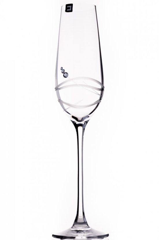 Sklenice na šampaňské, Swarovski, 230 ml, 2 ks