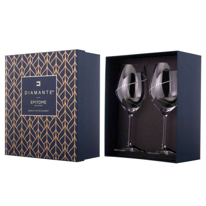 Sklenice na červené víno, Swarovski, 470 ml, 2 ks
