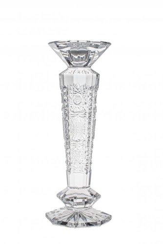 Broušený svícen, Stella, Royal Crystal, 25,5 cm