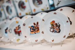 Dětská jídelní souprava, Thun, Krteček a myška, 3 ks