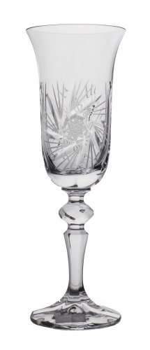 Broušené sklenice na šampaňské, Royal Crystal, 150 ml