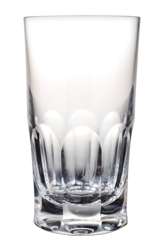 Brúsený pohár na nealko 230 ml, Glamour Crystal, 2 ks