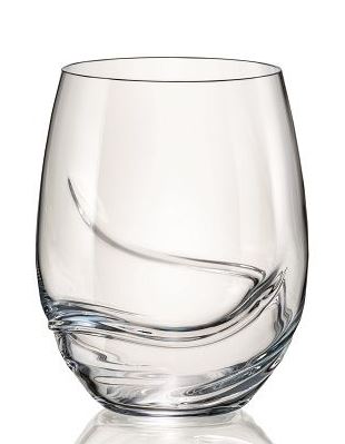 Sklenice na vodu, Crystalex, TURBULENCE, 500 ml, 2 ks