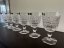 Broušené sklenice na víno, Glamour Crystal, 220 ml, 6 ks