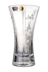 Broušená sklenice s květinovými motivy 200 ml, Glamour Crystal, 6 ks Broušená sklenice s květinovými motivy 200 ml, Glamour Crystal, 6 ks