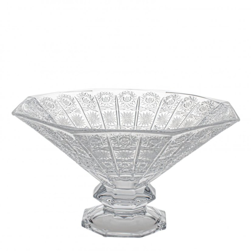 Broušená mísa na noze, Stella, Royal Crystal, 33 cm Broušená mísa na noze, Stella, Royal Crystal, 33 cm