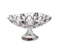Křišťálová mísa na noze Bohemia Treasury SAMBA 35 cm