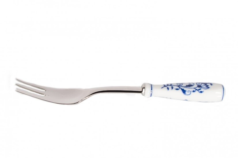 Vidlička na moučník, Český porcelán Dubí, CIBULÁK, 15 cm