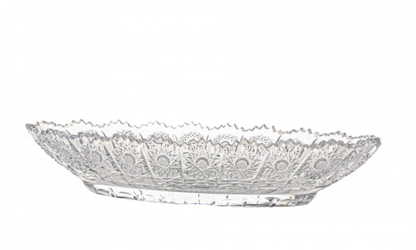 Broušená mísa, Royal Crystal, 24,5 cm