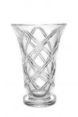 Krištáľová váza, BORDER, Gold Crystal, 25,5 cm Krištáľová váza, BORDER, Gold Crystal, 25,5 cm
