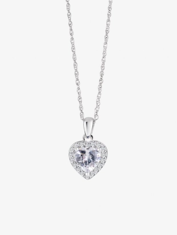 Náhrdelník s přívěskem srdíčka, Velvet Heart, Preciosa, Stříbrný