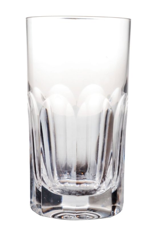 Broušená sklenice na nealko 230 ml, Glamour Crystal, 6 ks