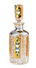 Broušený flakon - zlatý, Royal Crystal, 350 ml