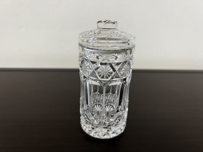 Křišťálová dózička, Glamour Crystal, 12 cm