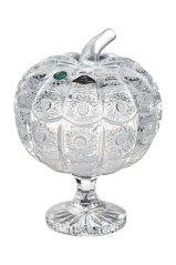 Originální broušená dóza Royal Crystal ve tvaru dýně