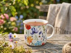 Porcelánový hrnček, Lúčne kvety, Český porcelán Dubí, Tina, 380 ml