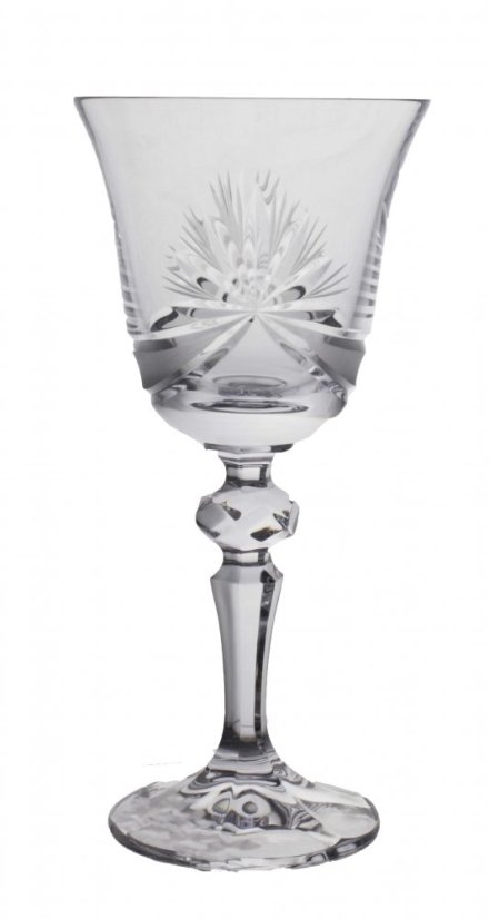 Broušené sklenice na víno, Royal Crystal, 170 ml