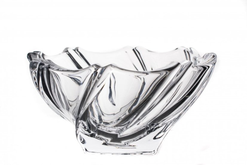 Skleněná miska, Gold Crystal, PONTI, 13,5 cm