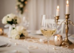 Sklenice na bílé víno, Swarovski, 240 ml, 2 ks