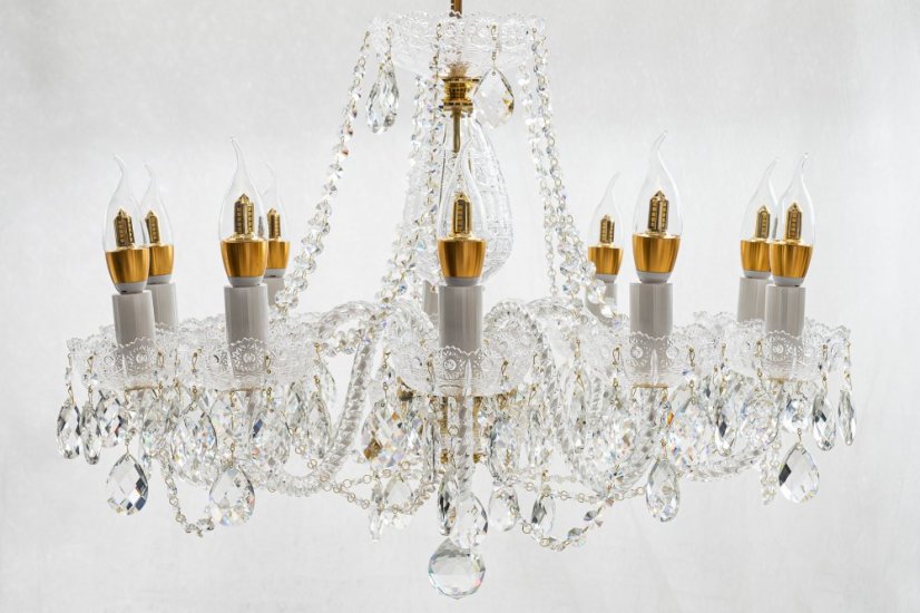Krištáľový luster, Royal Crystal,  10 žiarovek