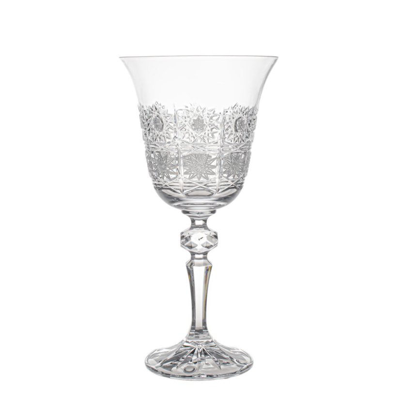 Brúsené poháre na víno, Laura, Royal Crystal, 220 ml, 6 ks