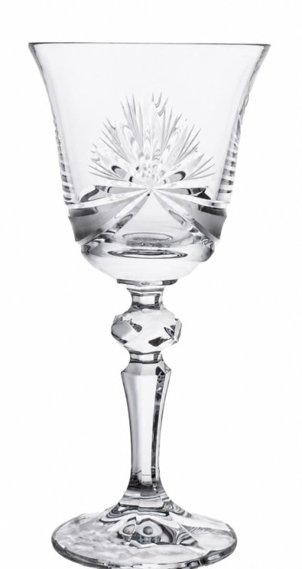 Brúsený pohár na vino, Royal Crystal, 170 ml, 2 ks