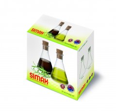 Skleněná sada na ocet a olej, Simax 0,25 l