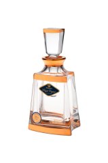 Křišťálový flakon Kathrene - zlatý, Royal Crystal, 50 ml