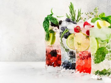 Skleničky na long drinky a limonády