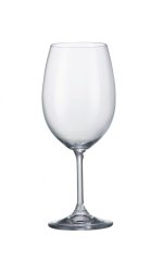 Sklenice na červené víno, Crystalite Bohemia SYLVIA, 450 ml