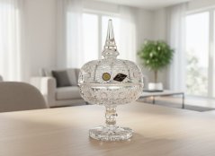 Broušená dóza na noze 23 cm | Royal Crystal Broušená dóza na noze 23 cm | Royal Crystal