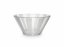 Křišťálová mísa s matnými pruhy, Glamour Crystal, 23cm