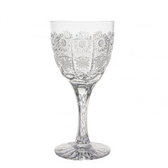 Broušené sklenice na víno Glamour Crystal 150 ml 