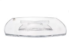 Křišťálový talíř, Clematis, Crystalite Bohemia, 33 cm