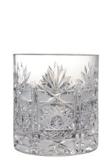 Brúsený pohár na whisky 300 ml, Glamour Crystal, 1 ks